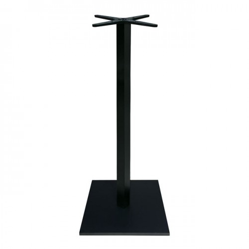  Βάση Τραπεζιού PRATO-W BAR 45X45X93cm Μέταλλο Μάυρο με Ρεγουλατόρο 